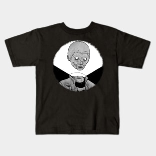 Head Haunter (Black and White) Kids T-Shirt